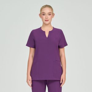 Ellen Purple Rain Scrub Top